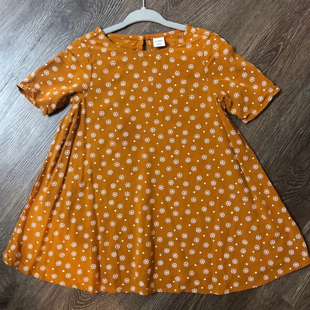 OLD NAVY Girls Shift Dress - Yellow